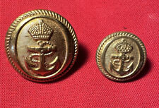 Civil War Pair Navy Coat And Cuff Non Dug Relic Button picture