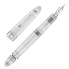 Omas Ogiva Fountain Pen in Frosted Demonstrator with Silver Trim - 14kt EF Nib picture