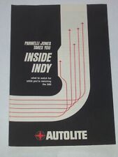 Autolite spark plugs, Parnelli Jones takes you inside Indy 500 Ford Motor Co. picture