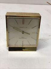 Small Tiffany & Co 400 Electronic Bayard France 5 Jewels Battery Clock picture