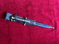 WWI SWEDISH M1896 MAUSER BAYONET WITH FROG & RETAINING CLIP picture