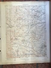 Original Central City Colorado 1912 Edition USGS topographic map with cloth back picture