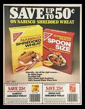 1986 Nabisco Shredded Wheat & Spoon Size Cereal Circular Coupon Advertisement picture