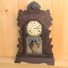 Antique Gilbert 8 Day Oak Parlor Clock ~ Serviced and Running ~ 1903 picture