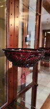 AVON Cape Cod Collection Ruby Red Serving Bowl Centennial Edition 5.5” picture