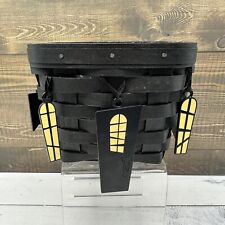 2012 Longaberger Haunted House Black Basket And Tie Ons picture