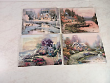 2000 Thomas Kinkade's Seasons of Reflection Complete Set Of 4  Limited Edition  picture