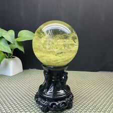 1.74lb Natural Citrine Quartz Sphere Crystal Energy Ball Reiki Healing Gem Decor picture