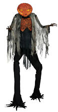 HALLOWEEN 7 FT ANIMATED SCORCHED SCARECROW PUMPKIN MAN PROP HAUNTED HOUSE  picture