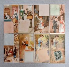 Circa 1889 N85 Duke LOT OF EIGHT (8) Postage Stamp Cards - No Stamps On 7 Cards picture