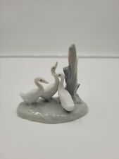 Charming NAO by LLADRO Porcelain Figurine Grouping of 3 Geese picture