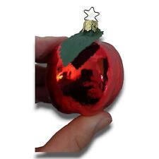 Old World Christmas Inge Glas Christmas Ornament Apple picture