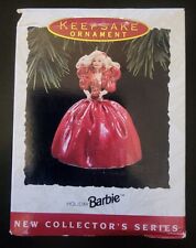 Hallmark Keepsake Christmas Ornament Holiday Barbie 1993 In Box picture