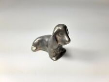 Vintage JTS - Metal Hot Dog Doxin Dachshund Miniature Type Case Size Figurine picture