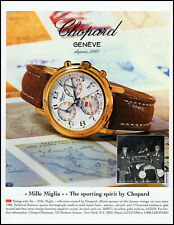 1995 Chopard luxury watch Mille Miglia New York City retro photo print ad S30 picture