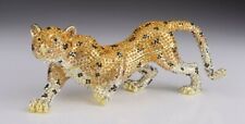 Large Jaguar LIMITED EDITION trinket box  Keren Kopal & Austrian crystals  picture