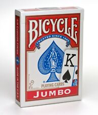 Infrared Marked Bicycle JUMBO cards RED Number & suite Poker - Magic - Luminous picture