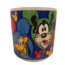 Vintage Classic Disney Character 8 Ounce Coffee Mug Cup Bright Primary Colors  picture