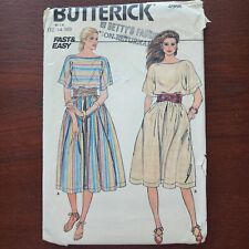 Vintage 1980’s Butterick Pattern 4966, FF, Dress, Size 6-10 picture