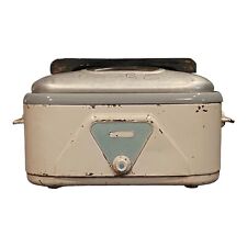 Vintage Westinghouse Electric Roaster Oven w Liner RO5411 White Metal Time Temp picture