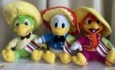 Disney Store The Three Caballeros Plush Toy Jose Carioca Panchito Donald 80th picture