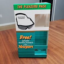 Vintage NOS Newport Pleasure Cigarettes Wrap-around Sport Sunglasses picture
