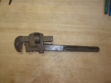Vtg. Stillson Wrench MFG. by Henry & Allen Pipe Wrench #14 USA Drop Forged Steel picture