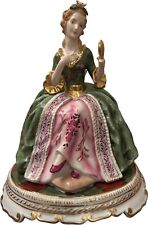 Society Lady Hand-Painted Figurine - Rococo Style Inspired picture