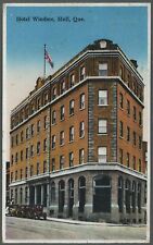 Hotel Windsor Postcard Hull Quebec Canada 1935 Mailed Hull to Brooklyn New York picture