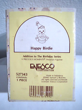 Precious Moments 527343 Happy Birdie 1992 Enesco Figurine Birthday Cake picture