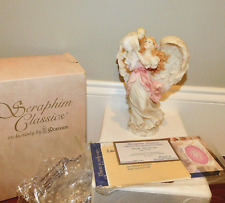 Seraphim Classics Mariah Heavenly Joy Angel Holding Baby Box+COA+Tag 74109 picture
