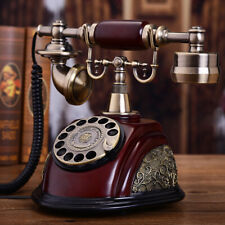 French Rotary Phone Antique Old Vintage Fashioned Dial Desk Telephone Princess picture