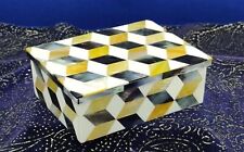 Rectangle Marble Jewelry Box Shiny Gemstone Random Work Necklace Box for Mother picture