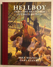 HELLBOY INTO SILENT SEA SIGNED KICKSTARTER GARY GIANNI STUDIO EDITION W/ PRINTS picture