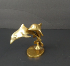 VTG MCM Leaping Dolphins Statue Figure Decor 4