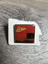 Vintage Coca-Cola Breakmate Promotional Lapel Pin The Single Serve Machine 34 picture