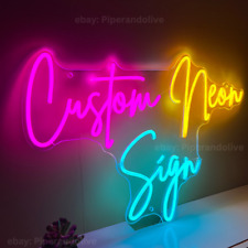 Custom Neon Signs Wall Decor Acrylic LED Name Logo Sign Beer Bar Vintage Neon picture