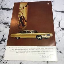 Vintage 1969 Print Ad ‘69 Cadillac Fleetwood Brougham Car Auto Advertising Art picture