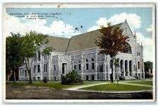 1921 Central Congregational Church Sheldon Pastor Topeka Kansas Vintage Postcard picture