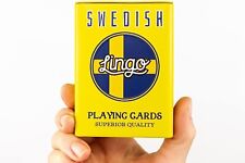 LINGO Swedish Playing Cards in Tin Box, Learn Swedish Vocabulary Words & Phrases picture