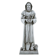 N.G. Saint Fiacre of Breuil Watching Over Garden Resin Statue, 24 Inch picture