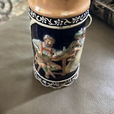 1970s German Ceramic Beer Stein Music Box picture