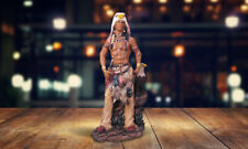 Indian Warrior with Eagle Statue 11