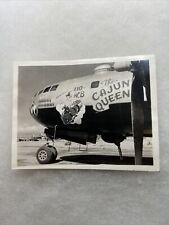 WW2 US Army Air Corps 678th BS Nose Art “Cajun Queen” Plane Photo (V105 picture