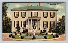 Richmond VA-Virginia, Governor's Mansion, Antique Souvenir Vintage Postcard picture