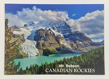 Mt. Robson Canadian Rockies Alberta Canada Postcard Large Unposted picture
