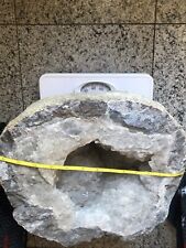 Big and Heavy Crystal Quartz open Geode shiny and big points cluster 45 Lbs + picture