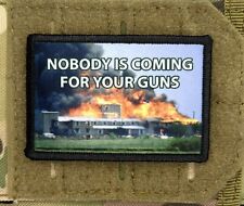 Waco Texas Nobody Is Coming For Your Guns Patch / Military Badge Tactical 451 picture