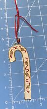 Vtg Wallace Silversmith's 2000 Bells Candy Cane Ornament picture
