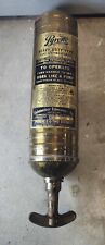 Vintage Pyrene Heavy Duty Pump Fire Extinguisher Model C21 Brass Empty picture